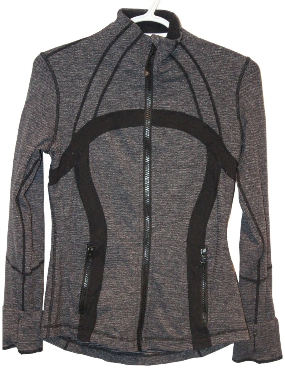 Lululemon Heathered Gray Define Zip Up Sweater Size 6